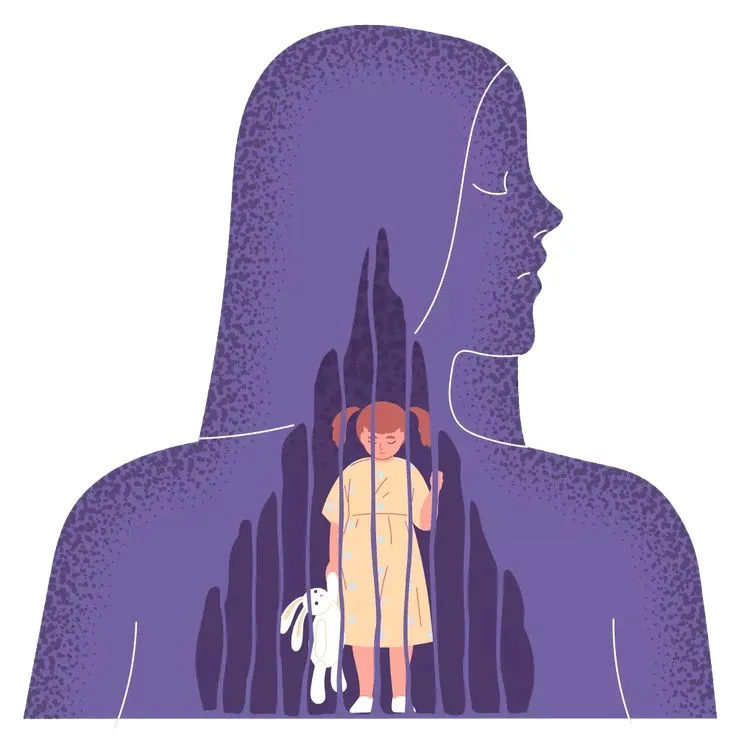 Ilustrasi inner child dan proses penyembuhan emosional