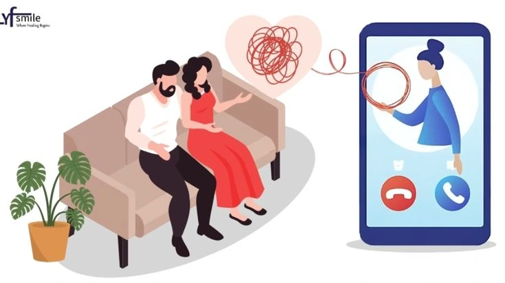 pasangan sedang konsultasi dengan psikolog sebelum menikah