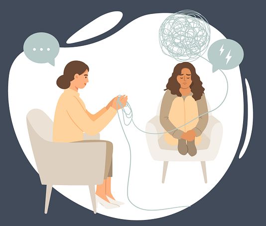 Psikolog di Magelang sedang memberikan sesi konseling bersama klien Sanara