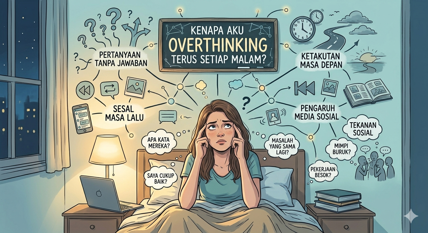 Kenapa Aku Overthinking Terus Setiap Malam?