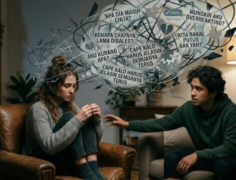 overthinking dalam hubungan dan cara mengatasinya pasangan yang sedang overthinking dalam hubungannya