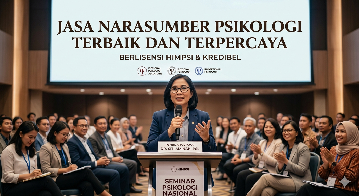 Psikolog dari Sanara sedang menjadi narasumber dalam sebuah kegiatan
