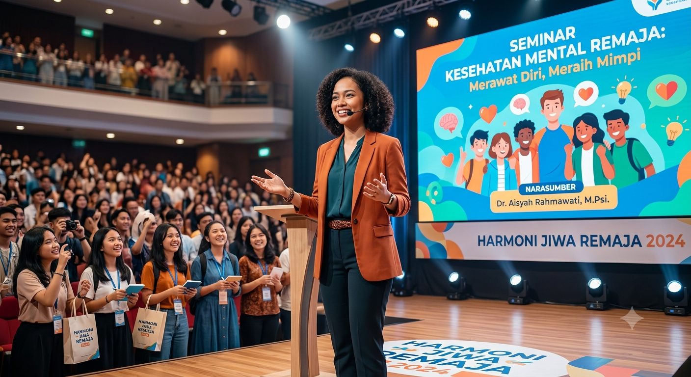 Narasumber Seminar Kesehatan Mental Remaja