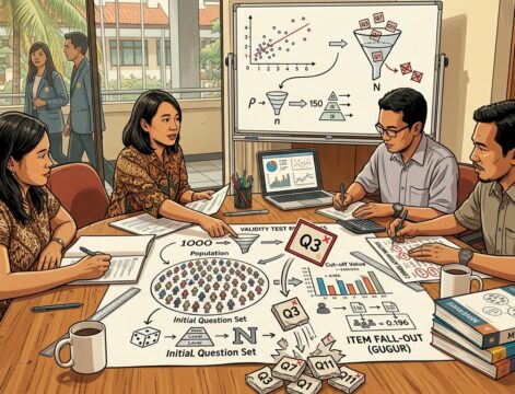 Cara mengatasi butir soal gugur pada uji validitas kuesioner